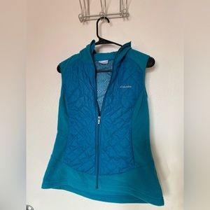 Blue Columbia fleece vest